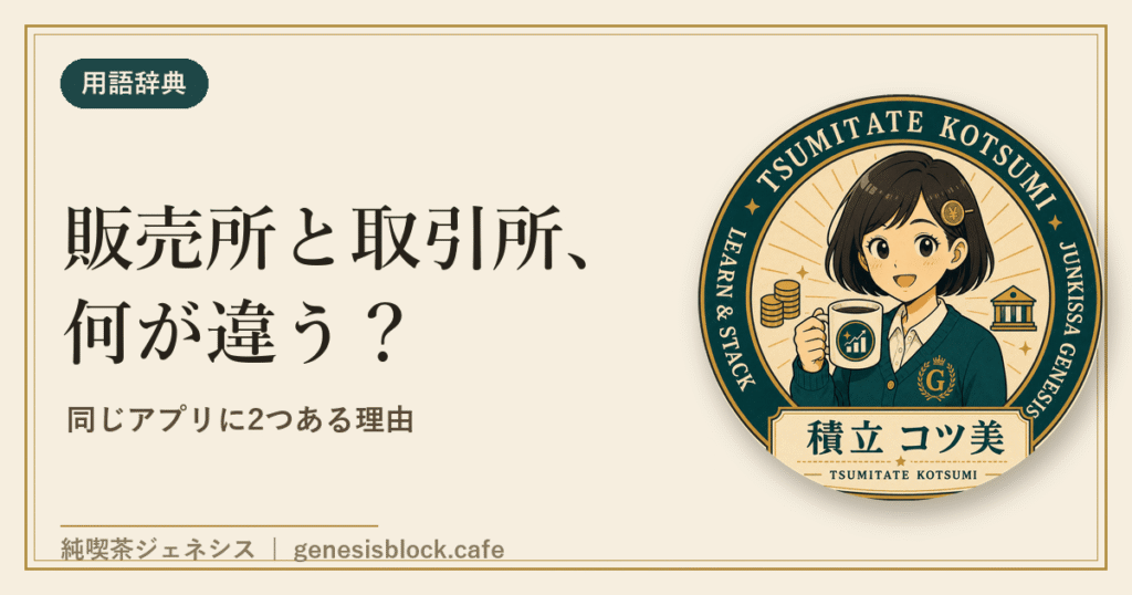販売所と取引所、何が違う? アイキャッチ