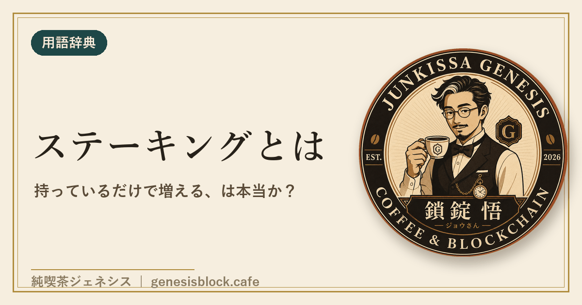 ステーキングとは アイキャッチ